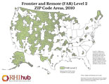 Frontier and Remote (FAR) Level 2 Zip Code Areas, 2010