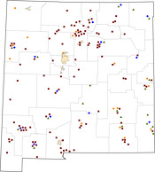 Selected Rural Healthcare Facilities in New Mexico