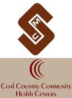 Sakakawea Medical Center and Coal Country Community Health Center logos
