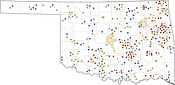 Selected Rural Healthcare Facilities in Oklahoma