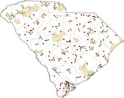 Selected Rural Healthcare Facilities in South Carolina